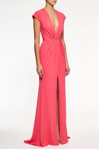 elie-saab-vneck-dress-red