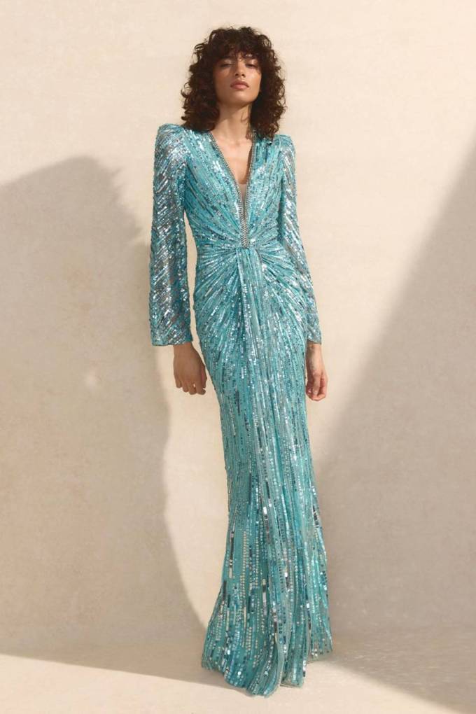 langarm-Abendkleid-tuerkis