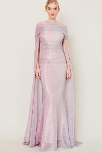 rosa-hochgeschlossen-glitzer-cape-abendkleid